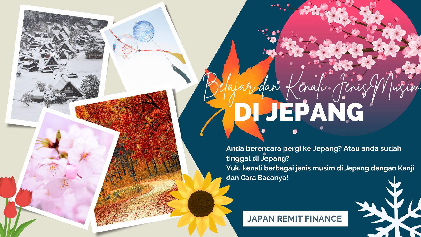 Belajar dan Kenali berbagai jenis musim di Jepang
